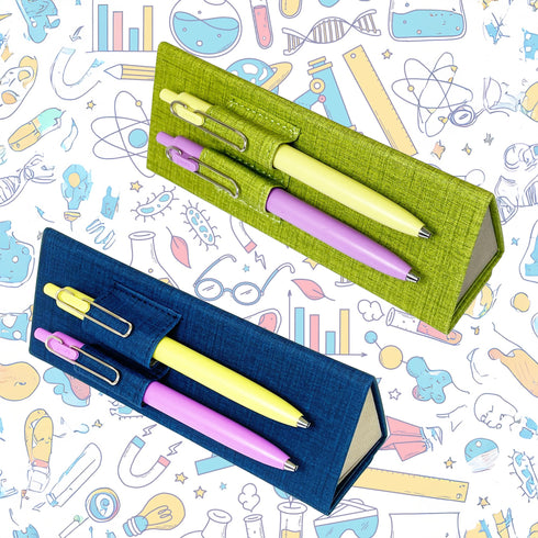 ペンも一緒に持ち歩ける折りたたみペン差し付メガネケース SH467